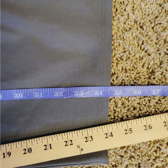 EILEEN FISHER WIDE LEG CROPPED KNIT PANTS IN GRAY, SZ MEDIUM - Picture 11 of 16